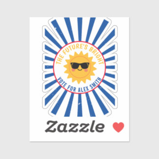 Wähle den Klassensprecher - Sei brillant, wähle di Aufkleber