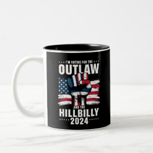 Wähle den Outlaw und den Hillbilly 2024 USA Zweifarbige Tasse