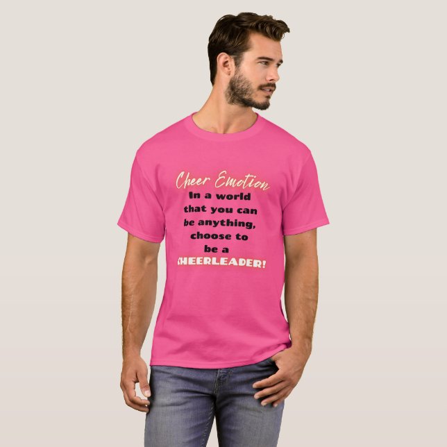 Wähle ein Cheerleader-Shirt T-Shirt (Vorne ganz)