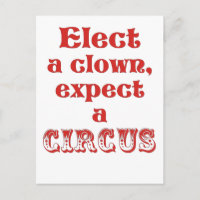 Wähle einen Clown, erwarte einen Zirkus! Fun Anti