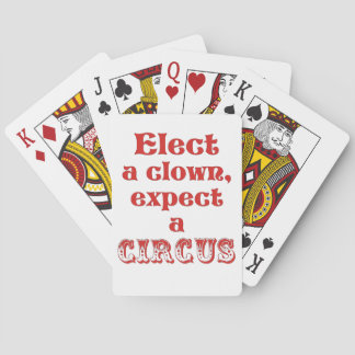 Wähle einen Clown, erwarte einen Zirkus! Fun Anti  Spielkarten