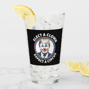 Wähle einen Clown, erwarte einen Zirkus lustige Po Glas