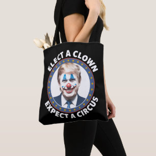 Wähle einen Clown, erwarte einen Zirkus lustige Po Tasche