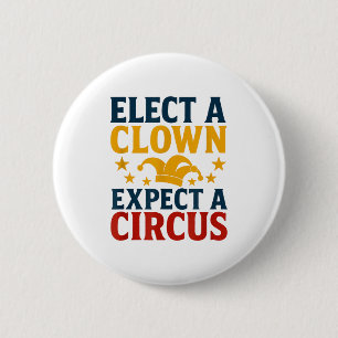 Wähle einen Clown, erwarte einen Zirkusspaß  Button