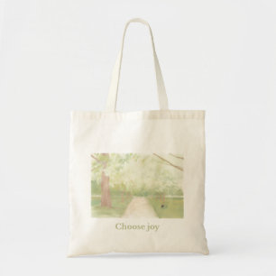 Wähle Freude Ästhetik-Tasche sanfte Natur Tragetasche