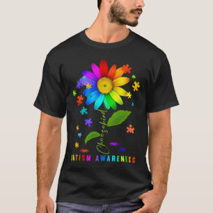 Wähle freundliches Autismussensibilisierungs-Sonne T-Shirt