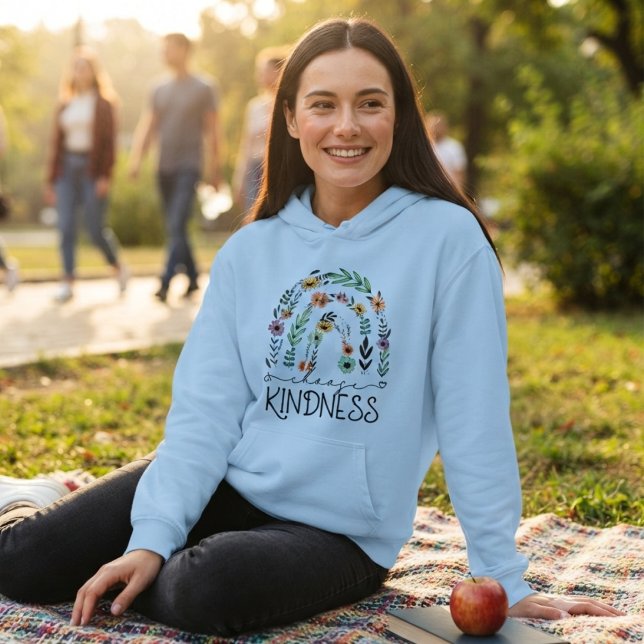 Wähle Freundlichkeit. Kapuzenpullover Hoodie (Von Creator hochgeladen)