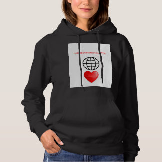 Wähle immer Freundlichkeit Damen Hoodie