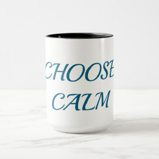 Wähle Ruhe – Minimale Kaffeetasse | Ästhetischer Z