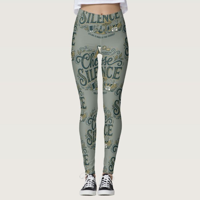 Wähle Stille Leggings (Vorderseite)