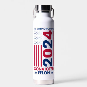 Wähle Trump Verurteilter Verbrecher 2024 Trinkflasche