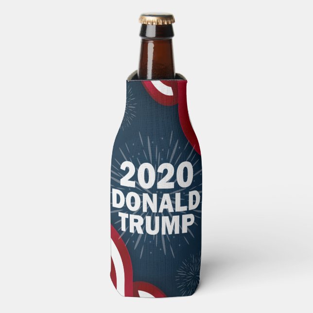 Wahlen 2020 Trump Flaschenkühler (Flaschenvorderseite)