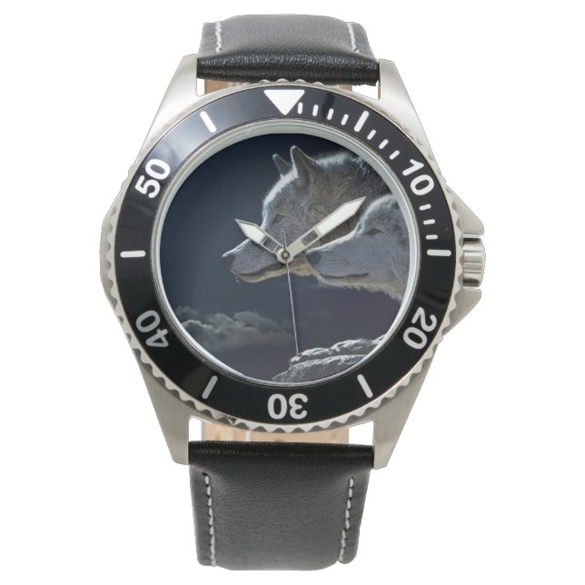 WÄHLEN FÜR WOLVEN ARMBANDUHR (Vorderseite)
