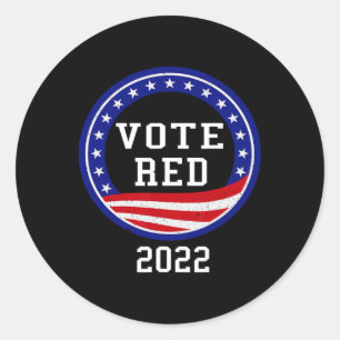 Wahlen in den USA 2022 Anhänger der Republikanisch Runder Aufkleber