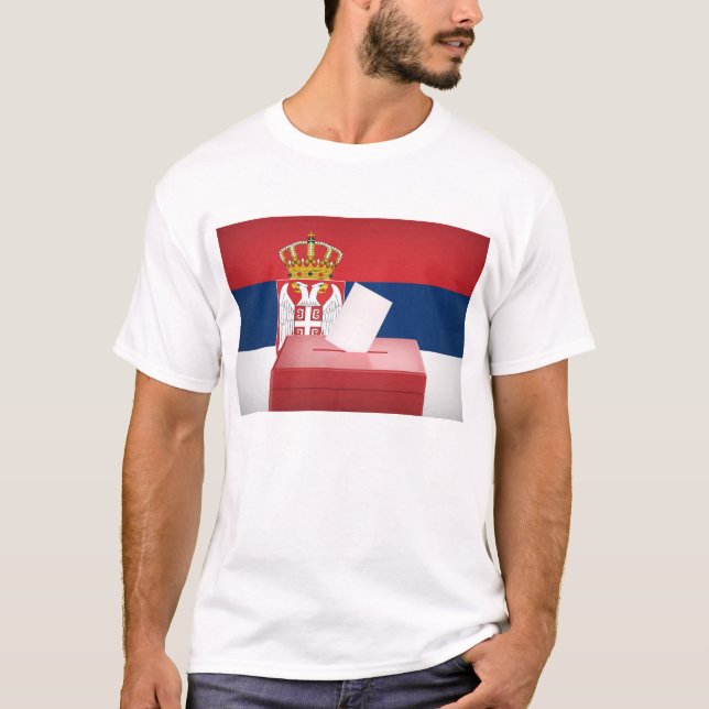 Wahlen in Serbien T-Shirt (Vorderseite)