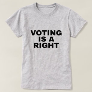 Wählen ist ein Recht 24. Zusatzartikel Zwei Seiten T-Shirt