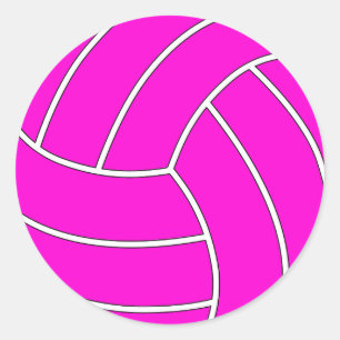 Wählen Sie beliebige farblich angepasste Volleyba Runder Aufkleber