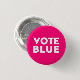 Wählen Sie Blau, Weiß, Hot Roink, Magenta-Button Button