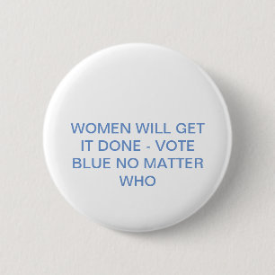 Wählen Sie Blue, egal, wer Button
