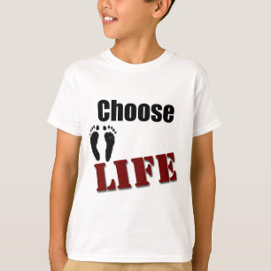 Wählen Sie das Leben T-Shirt