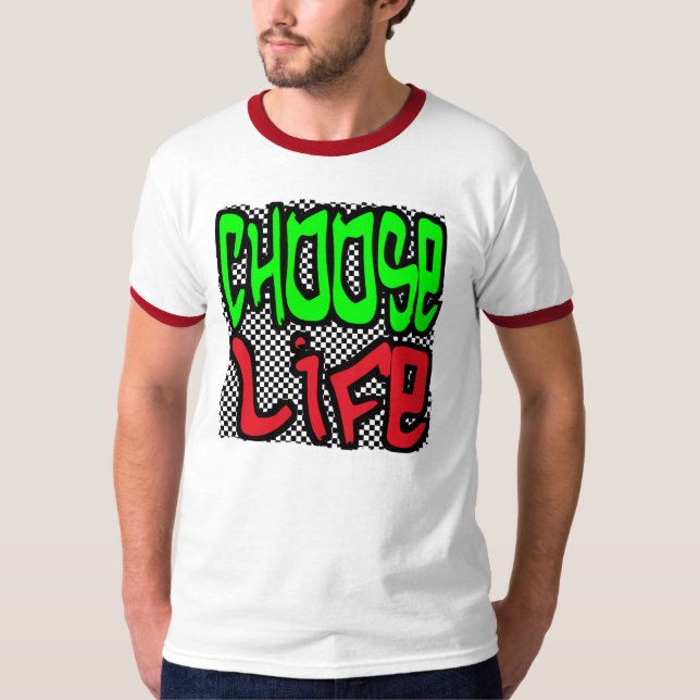 Wählen Sie das Leben T-Shirt (Vorderseite)