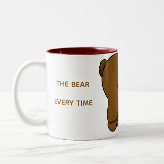 Wählen Sie den Bären-Kaffeebecher Zweifarbige Tasse