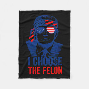 Wählen Sie den Felon Donald Trump 2024 Election Am Fleecedecke
