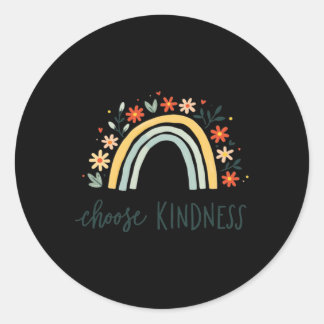 Wählen Sie den Sticker für Kindness Floral Rainbow
