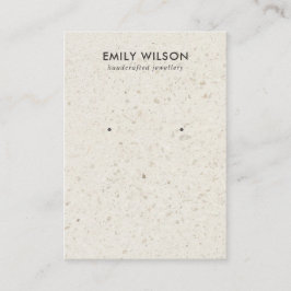 WÄHLEN SIE DIE WEISSE TERRAZZO STUD-KARTE FÜR DIE  VISITENKARTE