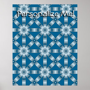 Wählen Sie ein beliebiges farbiges Sternenmuster a Poster