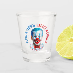 Wählen Sie ein Clown lustiges Anti-Joe Biden Clow Schnapsglas