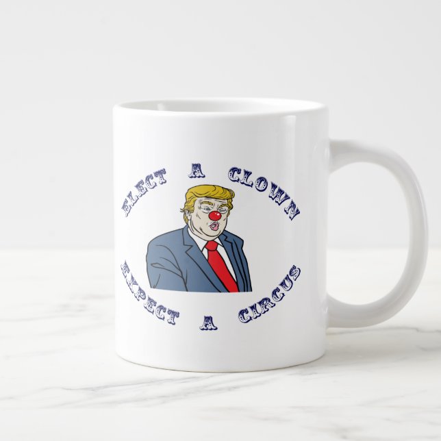 Wählen Sie eine Clown-Tasse Jumbo-Tasse (Rechts)