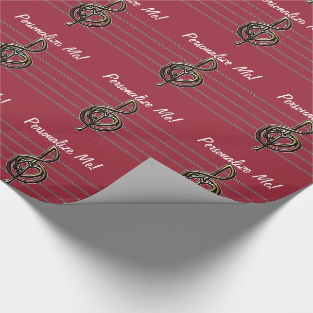 Wählen Sie eine farblich eingebettete Bildschablon Geschenkpapier (Ecke)