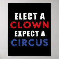 Wählen Sie einen Clown, der ein Circus Design-Anti