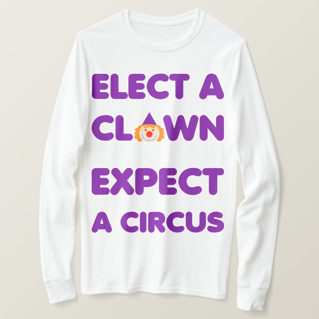 Wählen Sie einen Clown, der ein gegen Trump einges T-Shirt (Design vorne)