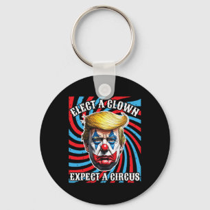 Wählen Sie einen Clown, der einen Zirkus erwartet Schlüsselanhänger