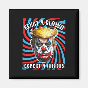 Wählen Sie einen Clown erwarten einen Circus Anti- Magnet