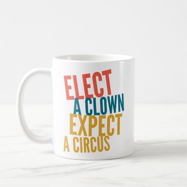 Wählen Sie einen Clown Kaffeetasse (Links)