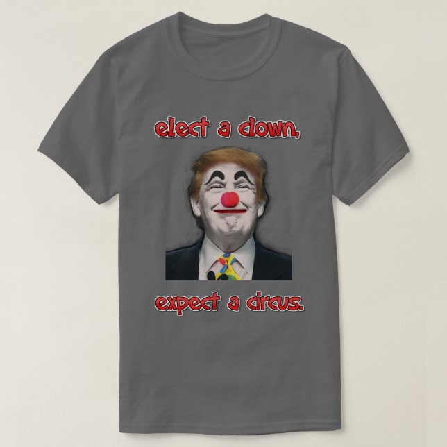 wählen Sie einen Clown, T-Shirt (Design vorne)