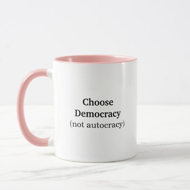 Wählen Sie einen Demokratie-Kaffee Tasse (Links)