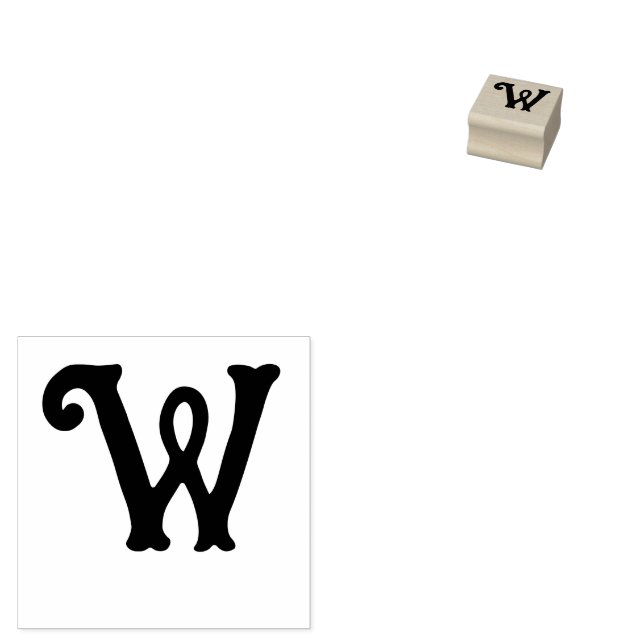 Wählen Sie einfach Ihren Alphabet-Brief aus Gummistempel (Stempel)