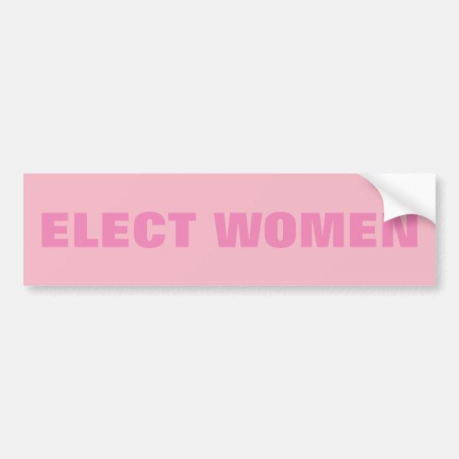 WÄHLEN SIE FRAUEN AUTOAUFKLEBER (Vorne)