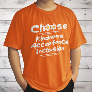 Wählen Sie Freundness Acceptance Inklusion Awarene T-Shirt