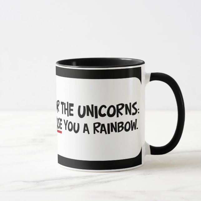 Wählen Sie für Einhörner und erhalten Sie Tasse (Rechts)
