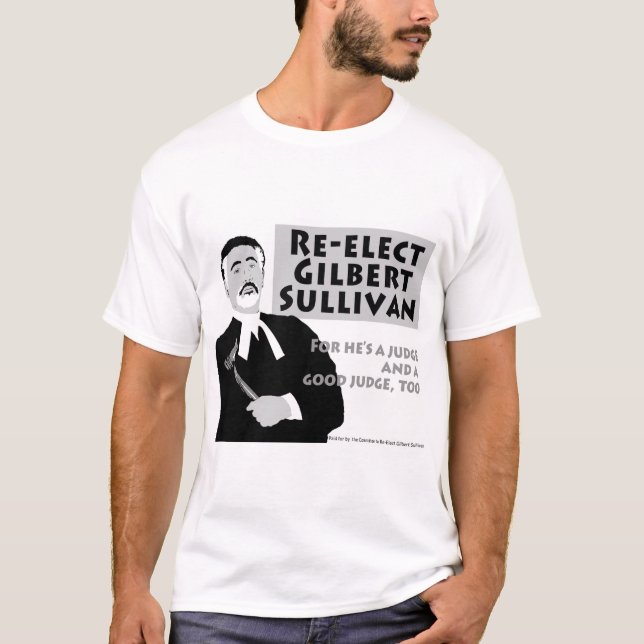Wählen Sie Gilbert Sullivan wieder T-Shirt (Vorderseite)