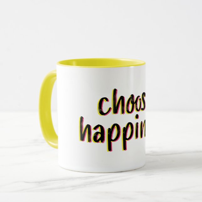 Wählen Sie Glück #13 Tasse (Vorderseite Links)