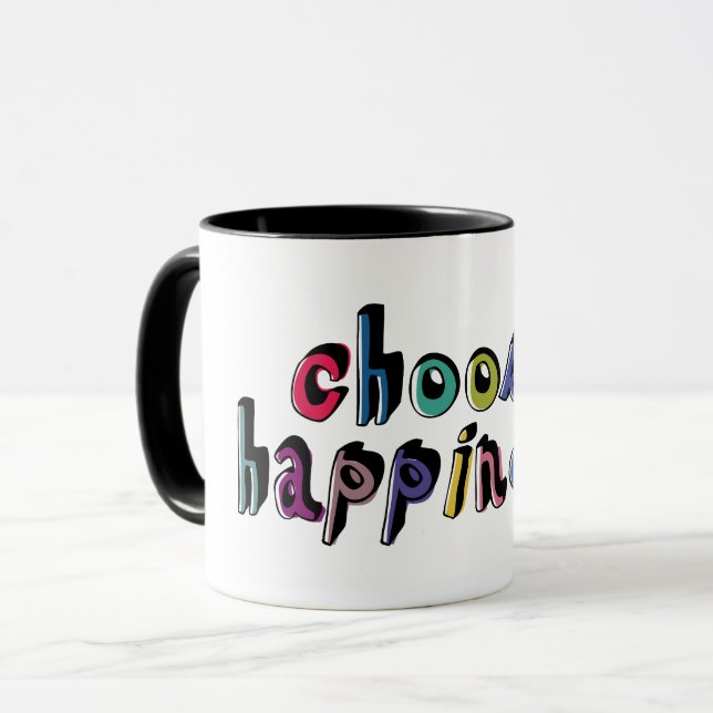 Wählen Sie Glück #15 Tasse (Vorderseite Links)