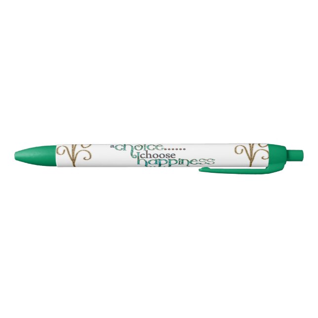 Wählen Sie Glück Inspiration Pen Kugelschreiber (Unterseite)