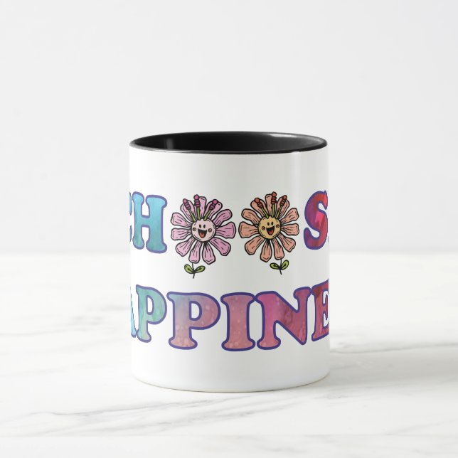 Wählen Sie Glück Rainbow Tasse (Zentrum)