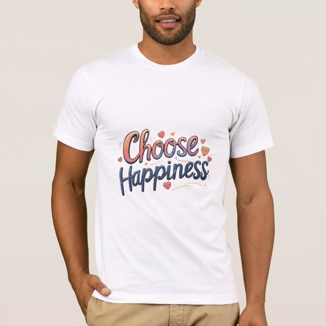 Wählen Sie Glück T-Shirt (Vorderseite)
